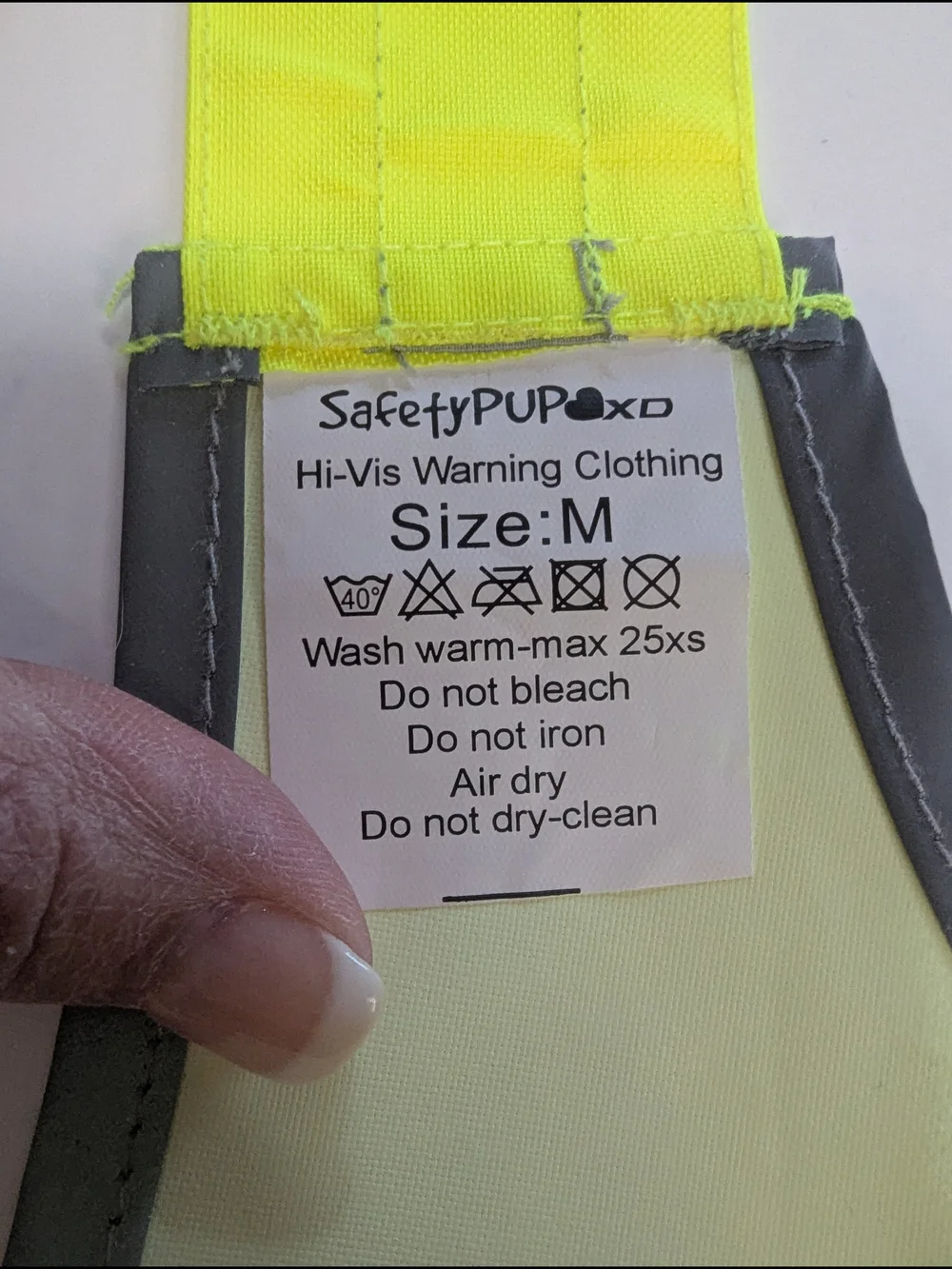 SafetyPUP XD‎ Safety Vest High Visibility Vest Dog Vest Size Medium